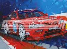 BTCC Nissan Primera Artwork A2 Fine Art Print