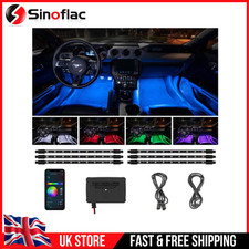 6x Car Footwell LED Light Sets