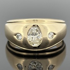 Vintage Oval Diamond Gypsy