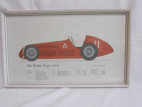 Alfa romeo type - alfa, framed