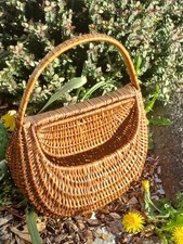 Vintage Wicker Gondola Basket