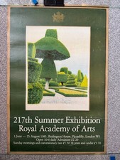 Royal Academy of Arts Summer Exhibition poster 1985 - Norman Stevens/Levens Hall