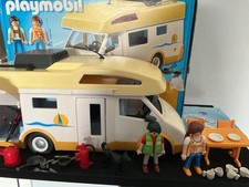 Playmobil 5928 Yellow Camper Van, Summer Fun, Preowned