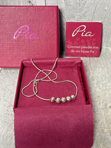 Pia silver necklace with - silver,