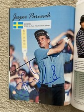 Jesper Parnevik Autograph