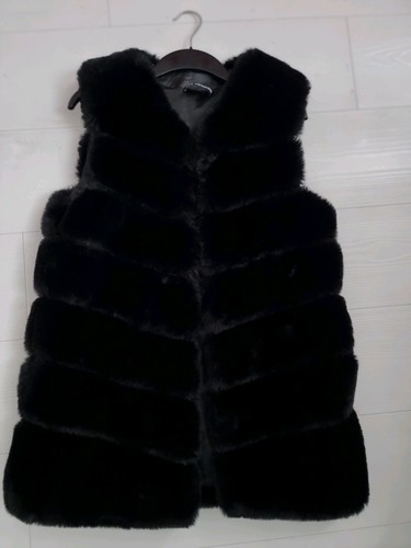 Ladies faux fur gilet - ladies,