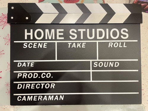 Clapperboard wall art cm - art,, x