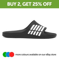 Mens Sandals Black Adults Mule Sliders EVA Slip Lightweight Open Toe SIZE