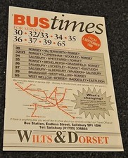 Wilts & Dorset Bus Timetable