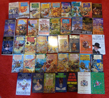 Terry Pratchett Collection of 63 books, 21 hard & 41 paperbacks & 1 map