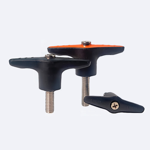 Tee wing knobs thumb - thumb, screw