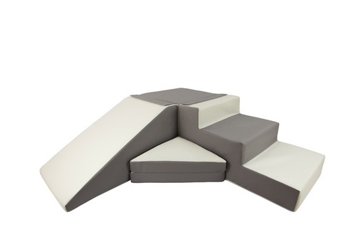 Step slide white grey - step,