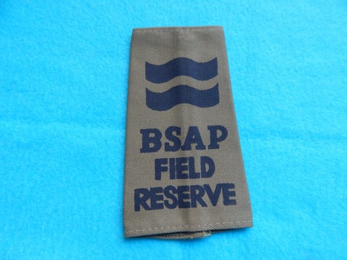 Rhodesian bsap field - , reserve