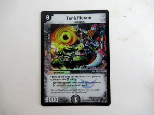 Duel masters tank mutant 110 - masters, 6/110