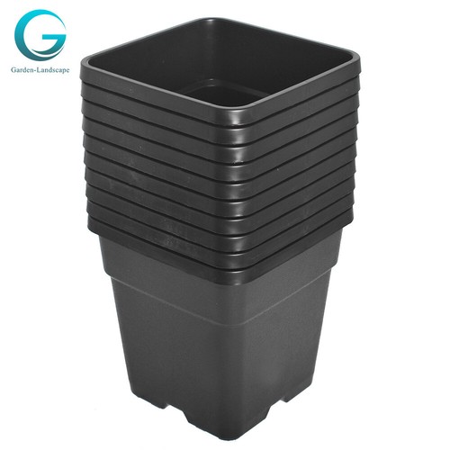 Plastic nursery pots square - plastic,