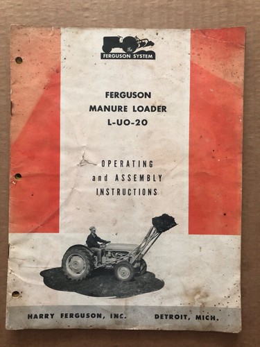 Vintage 1952 ferguson tractor - vintage,