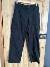 Black Cargo Trousers – Size