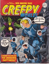 1960's ALAN CLASS Comic 1/- CREEPY WORLDS 27 ***TALES OF SUSPENSE 1***  POSTFREE