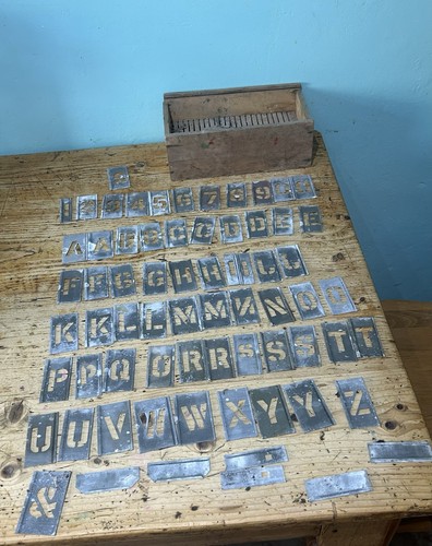 Kjs3490 vintage stencil - kjs3490,