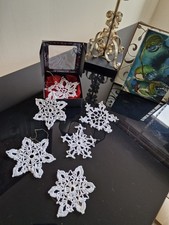 6 Christmas Crochet Snowflakes