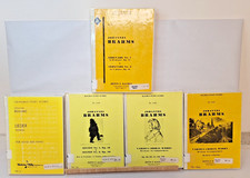 BRAHMS Miniature Scores Books Bundle x 5 Kalmus  Ex Library in VGC
