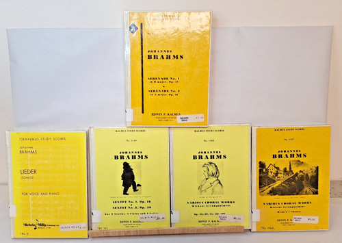 Brahms miniature scores - scores, books
