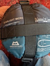 Mountain Equipment starlight Micro Mummy sleeping bag