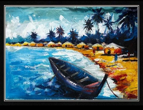 African art paintings - african,