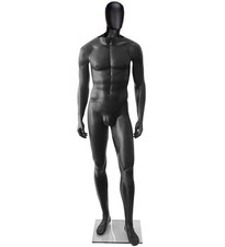 Male Mannequin Matt Black Left