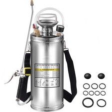 2Gal/8L Garden Pressure Sprayer Portable Stainless Steel Hand Pump Spray