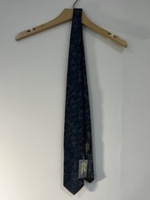 Rare Vivienne Westwood Blue Orb Print Silk Tie - New with Tags