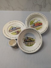 Wedgewood Thomas Tank Engine Gift Set Cereal Bowl, Porridge bowl, Plate, Eggcup 