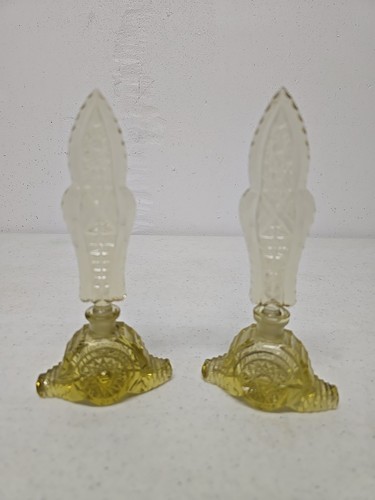 Pair vintage czech perfume - pair,