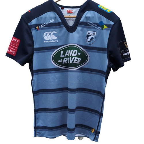 Cardiff blues rugby home shirt - cardiff,