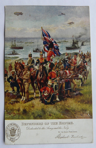 Tuck ww1 postcard defenders - postcard, "defenders