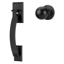 Front Door Handle, Black Door
