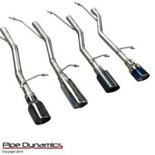 PIPE DYNAMICS Fiesta 1L Ecoboost MK8 Sport Exhaust Rear Back Box MUFFLER Delete 