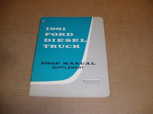 1961 ford truck diesel engine - truck,