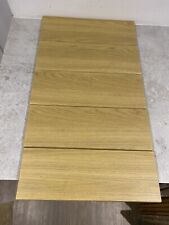 5 X KITCHEN DRAWER FRONTS WARM OAK 400 x 140mm EACH  MAKING 720mm STOCK DZ289