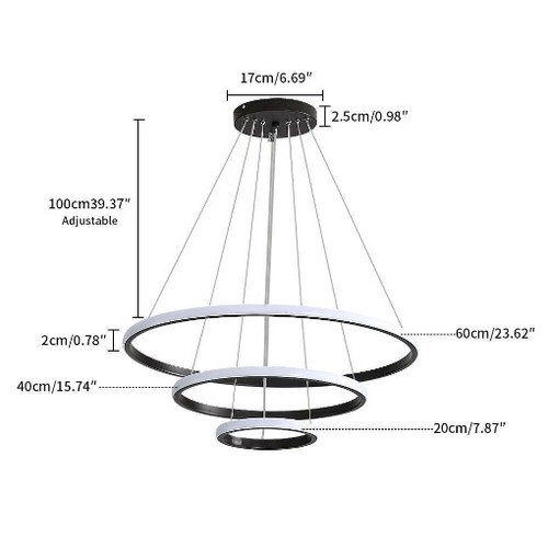 Diy modern led pendant light - led,