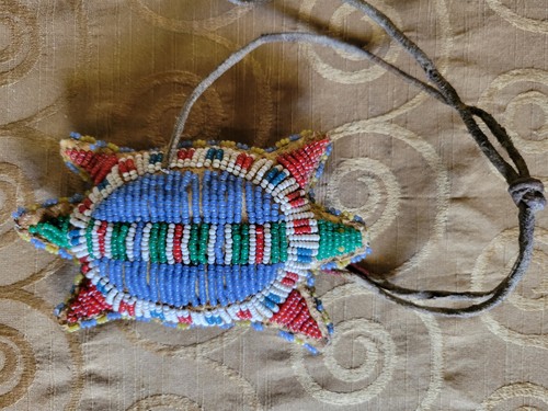 Antique native american beaded - native,