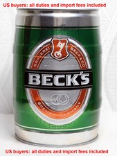 Empty Barrel Beer BECK`S Keg