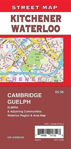 Street map kitchener - map, of
