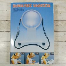 Hands Free Craft Magnifier With 1.5 & 4.25x Bifocal Lens - Neck Hanging