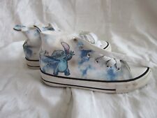 UK 13 PRIMARK LILO AND STITCH HI TOPS HIGH TOPS TRAINERS SNEAKERS SHOES DISNEY