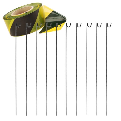500m yellow black barrier - black,