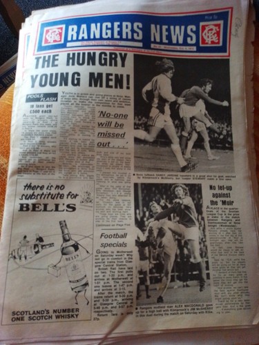 Rangers news 1972 - x,