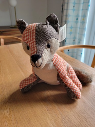 Patchwork novelty fox - fox, doorstop