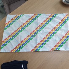 Red Yellow Green Blue White Geometric Print Pillow Case Cover Bright  Asda