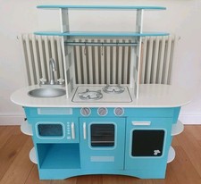 Early Learning Centre Wooden Diner Kitchen 134190 Blue